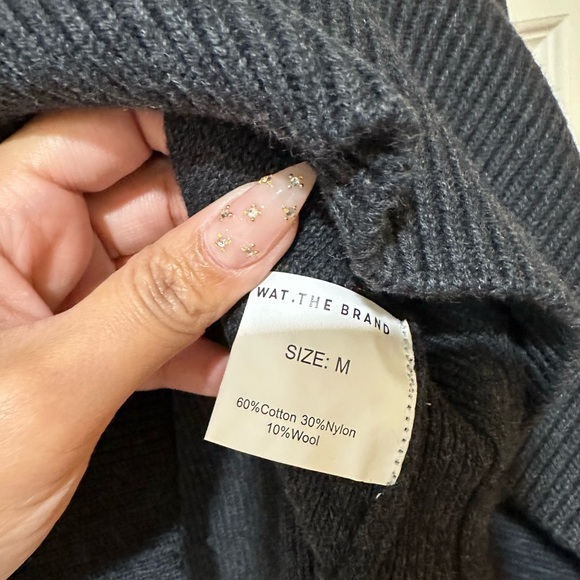 WAT the brand side zip knitted jumper - Picture 3 of 3